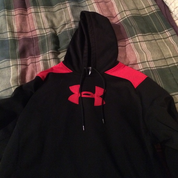 UA black and red sweatshirt