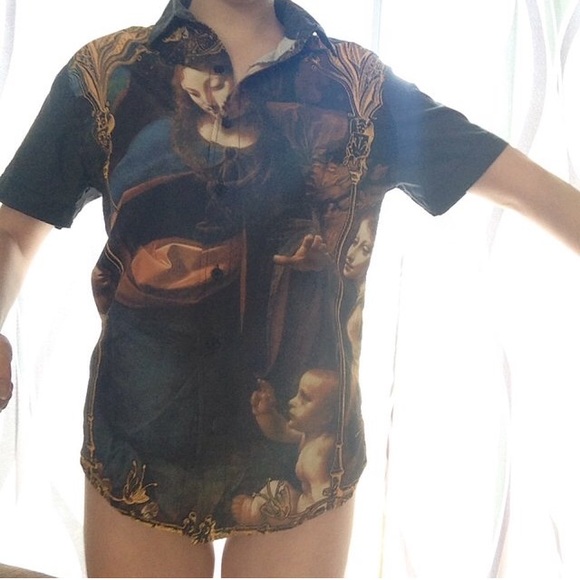 ART WHORE BUTTON UP BY CARBON - Picture 3 of 3