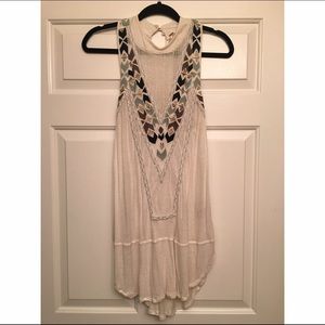 Free People embroidered tank