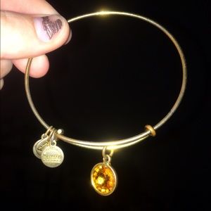 Alex and Ani November birthstone braclet