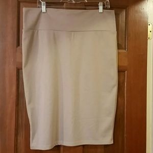 Khaki LuLaRoe Cassie Skirt XL