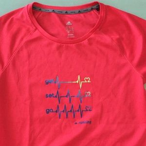 Adidas technical running short-sleeve, size S