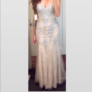 Stunning Jeweled Prom Dress