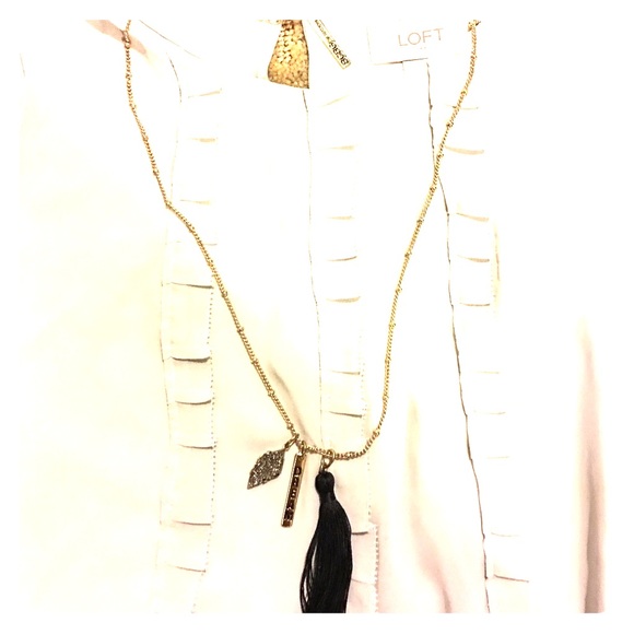 Bcbg tassel necklace