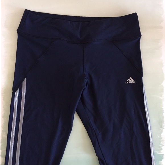 Adidas running crops, size S