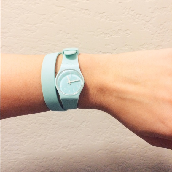 Swatch mint watch