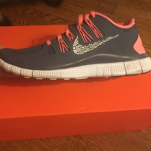 Nike Customized Swarovski Crystal Running Shoes