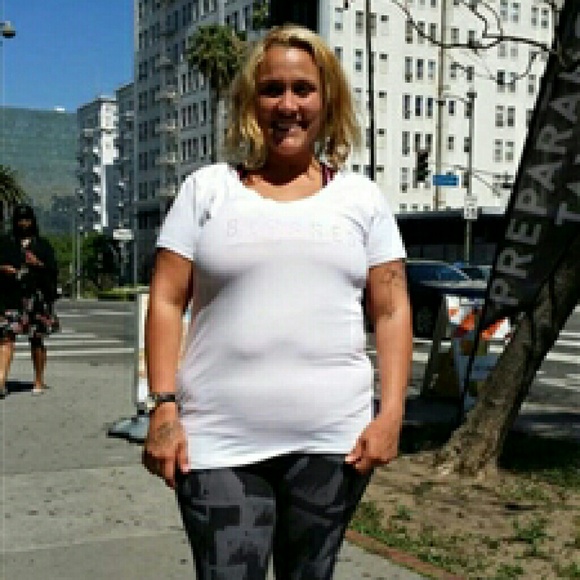 Plus Size Blessed Rhinestone T-shirt