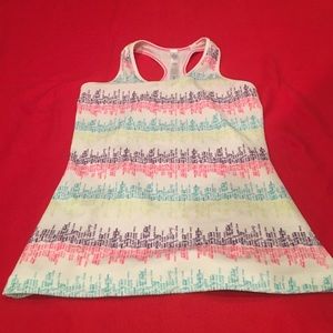 ivivva racerback tank top girls size 10