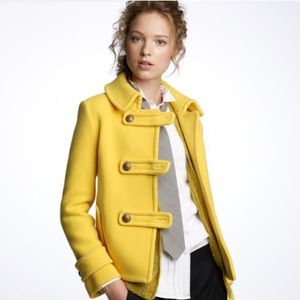 J Crew Winnie Jacket in Yellow