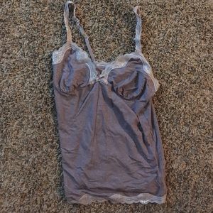 purple and silver camisole