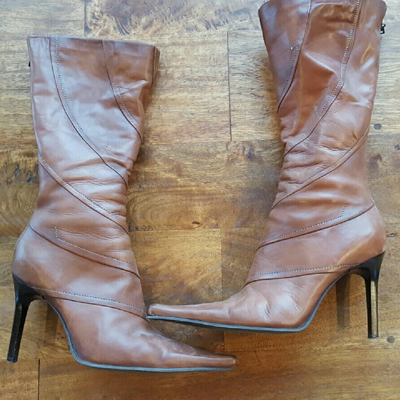 Brown Leather Boots