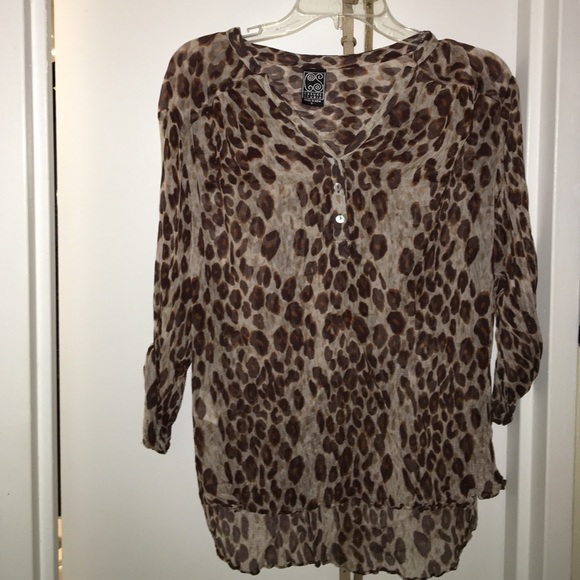 Leopard Print Blouse