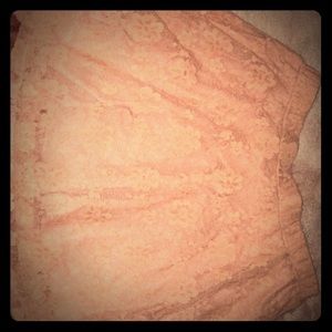 Tan lace skirt