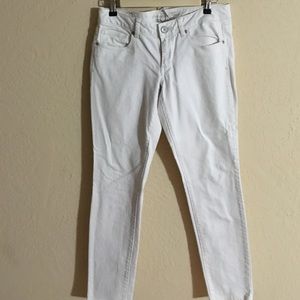 American Eagle skinny white jeans