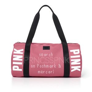 BEGONIA PINK DUFFLE GYM BAG