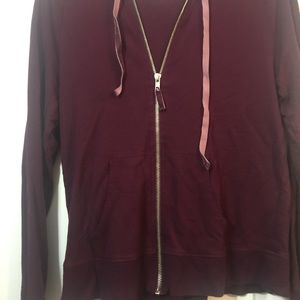 Victoria's Secret purple joggers with hoodie set