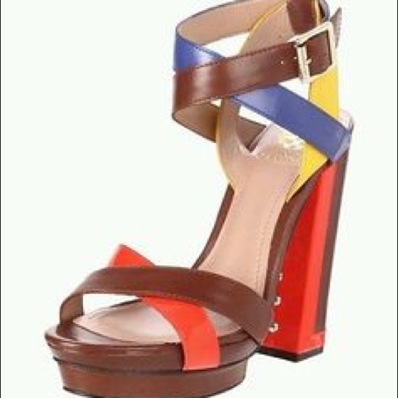 Vince Camuto multi colored heeled sandals