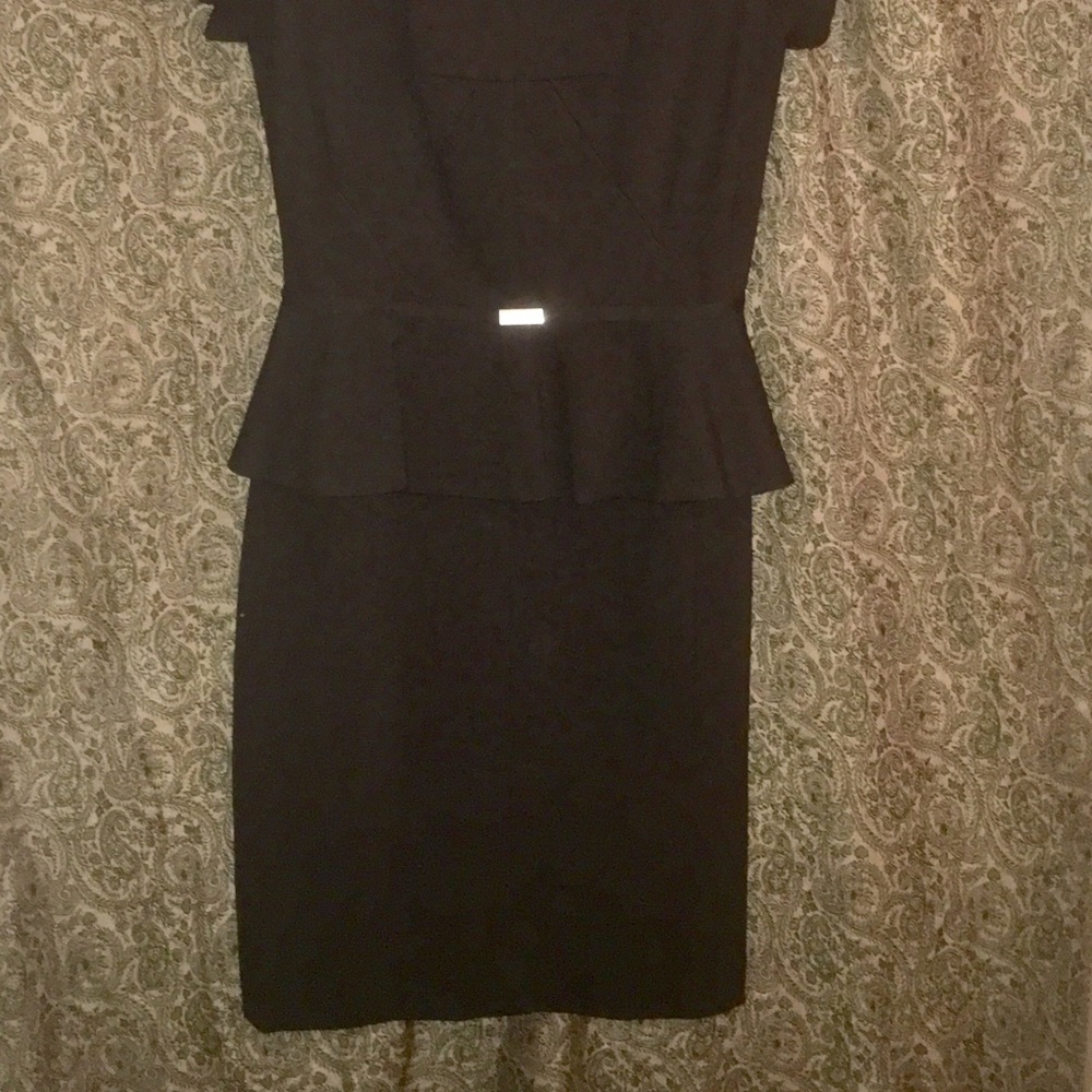 Ann Taylor Ponte Peplum Dress - Picture 8 of 9