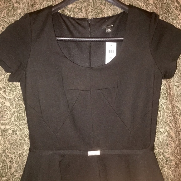 Ann Taylor Ponte Peplum Dress - Picture 3 of 9