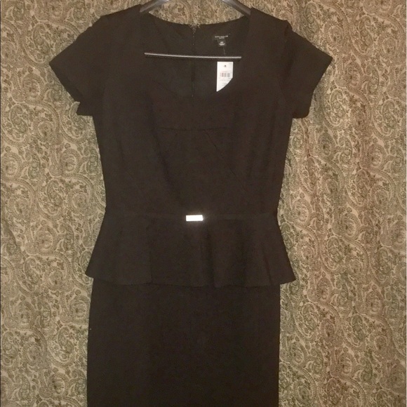 Ann Taylor Ponte Peplum Dress - Picture 4 of 9