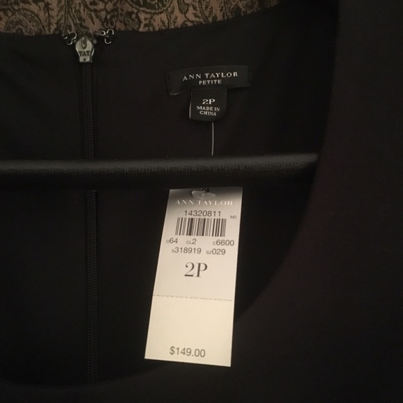 Ann Taylor Ponte Peplum Dress - Picture 6 of 9