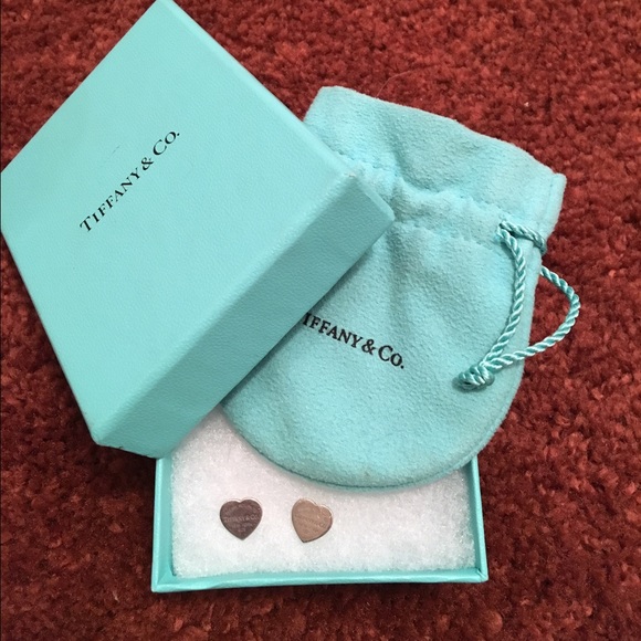 Authentic Tiffany & Co. Heart earrings
