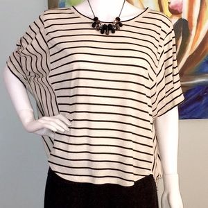 Striped Ann Taylor Loft top - size small