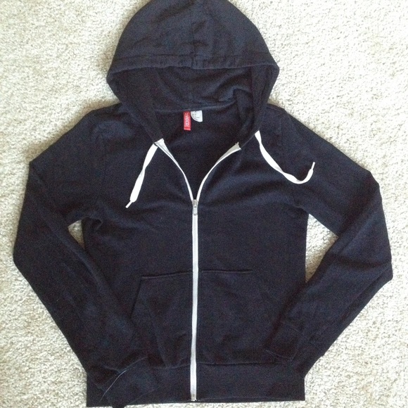Black Zip Up Sweatshirt Hoodie