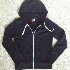 Black Zip Up Sweatshirt Hoodie