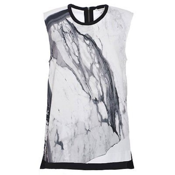 Helmut Lang Tops - Helmut Lang Hydra Print Sleeveless Crepe Top P/XS
