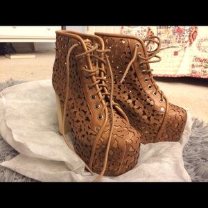 Jeffrey Campbell Tan Daisy Lita