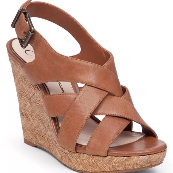 Jessica Simpson platform wedge 9.5