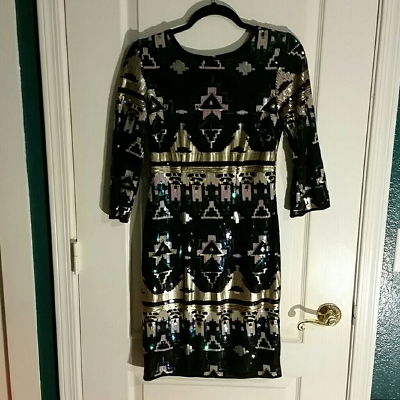 Brand new without tags TFNC ASOS sequin dress - Picture 2 of 4