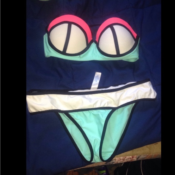 Triangle bathing suit