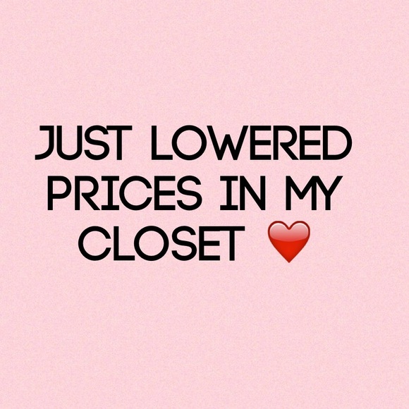 ❤️MAJOR price drop in my entire closet❤️