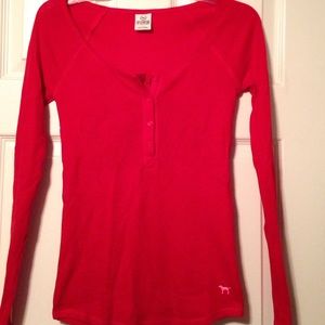 Victoria's Secret Pink sequenced Henley