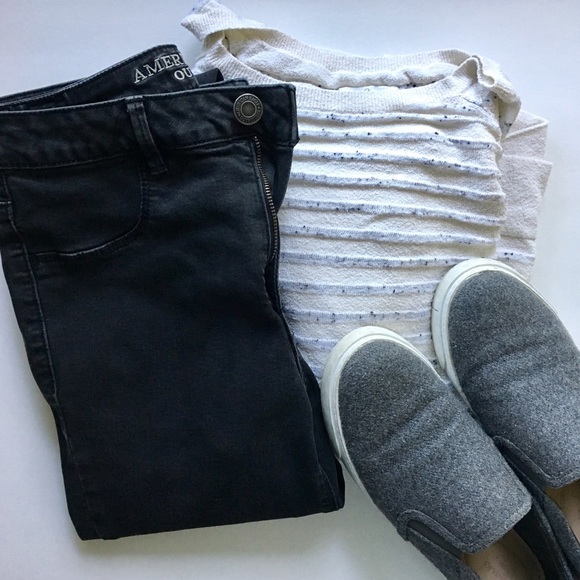 American Eagle Outfitters Sky high black jegging