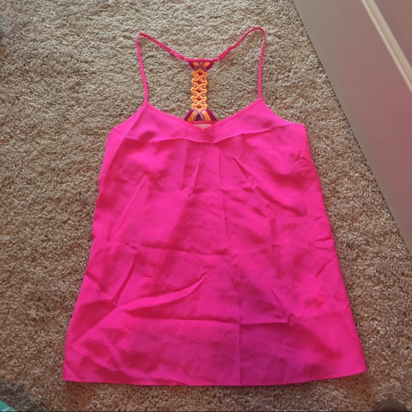 Hot pink top