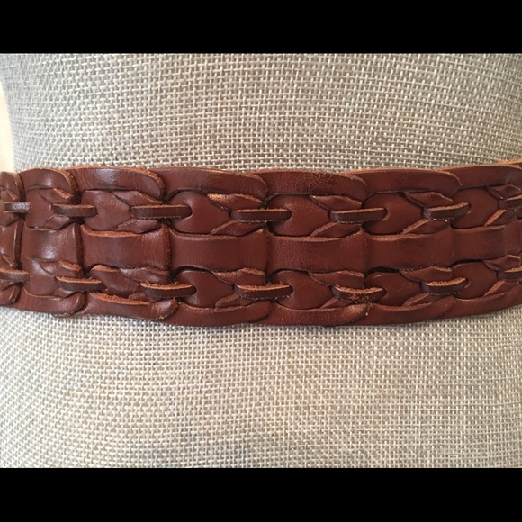 Woven Leather Belt - Picture 3 of 4