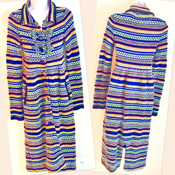 🍂ANTHRO Magnificent Maxi Sweater Coat🍂