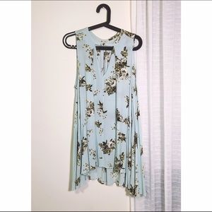 Free People floral tunic