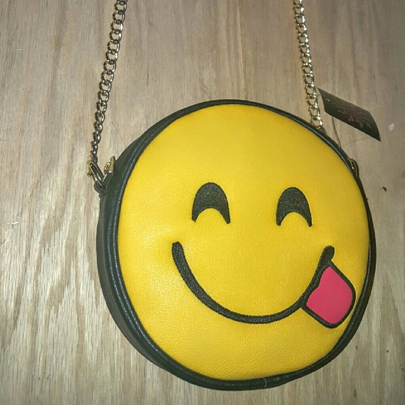 Emoji Face Crossbody Purse