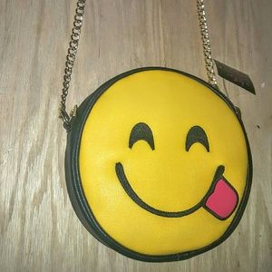 Emoji Face Crossbody Purse