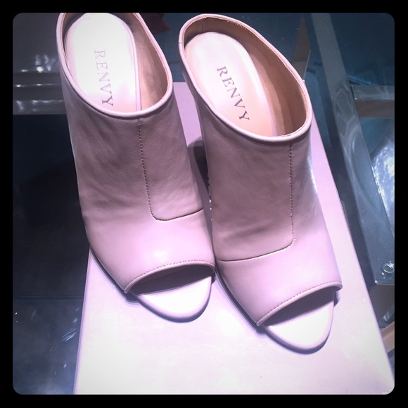 Renvy nude mules...