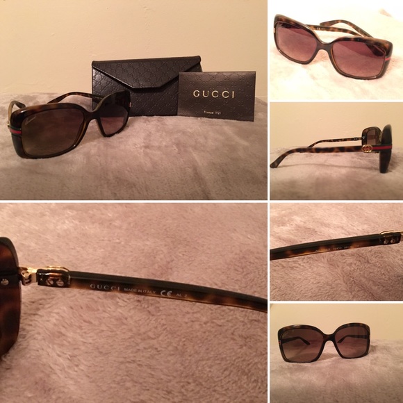 Authentic Gucci Sunglasses with leather case