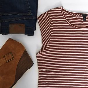 J. Crew Striped Ballet Tee