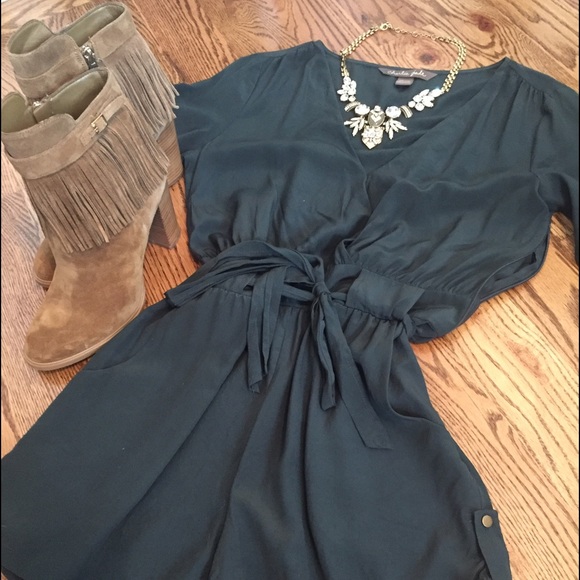 Adorable green romper