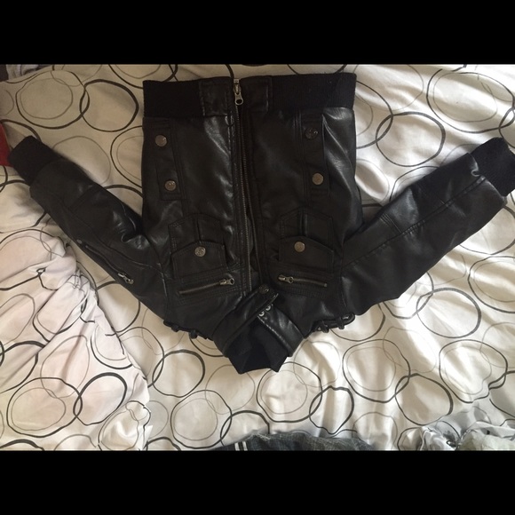 Toddler leather coat size 2t