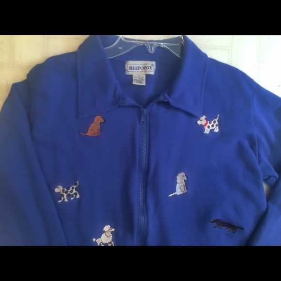 Bellepointe Dog Embroidered Jacket